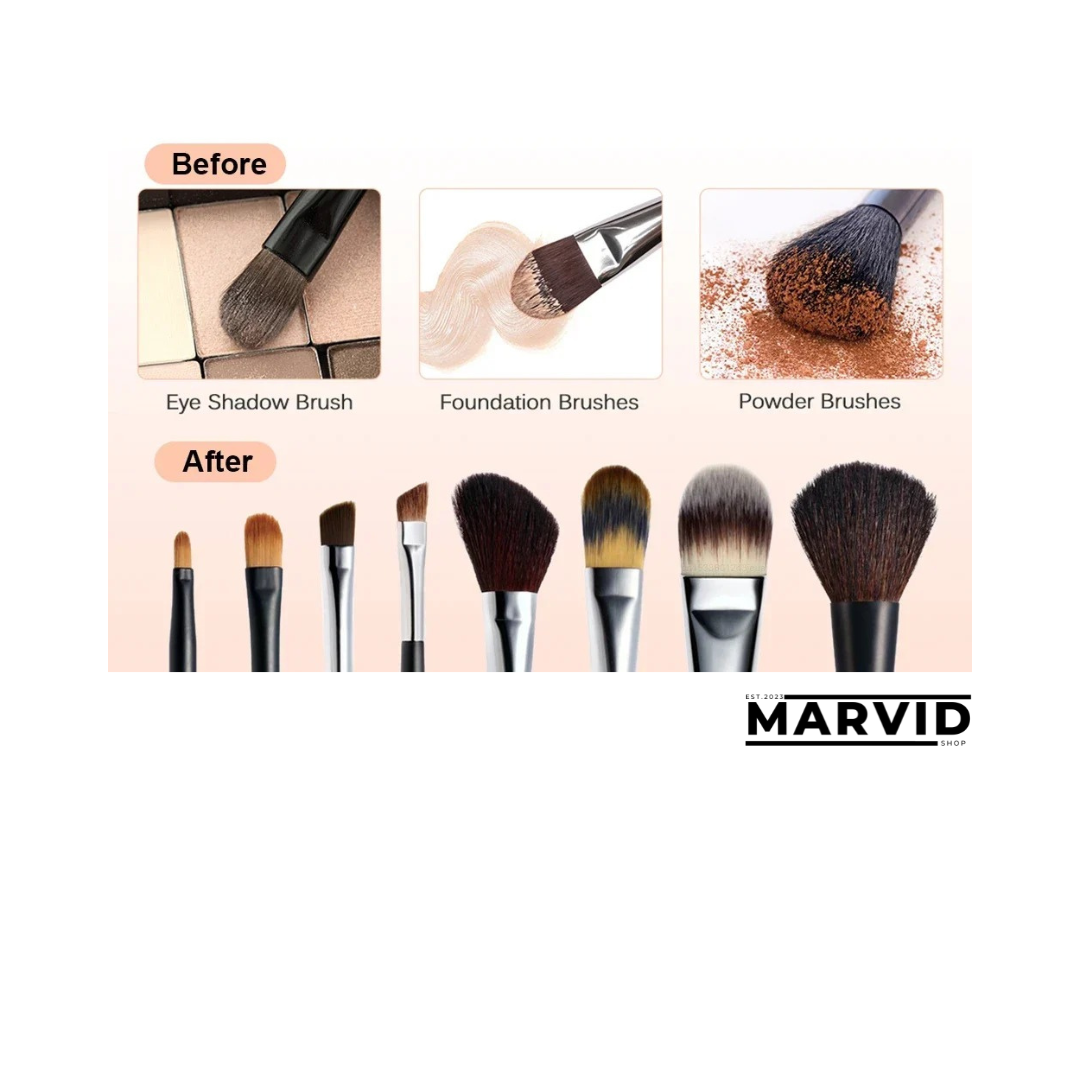 Limpiador de brochas de maquillaje eléctrico