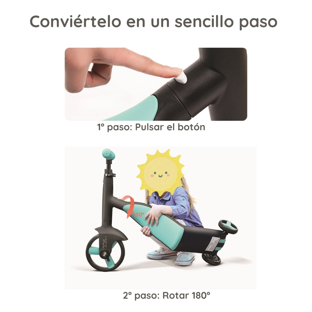 Patinete 3 en 1